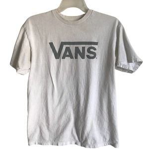 Pre-owned Unisex Vans White Size M T-Shirt